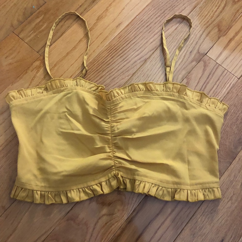 Urban Outfitters yellow bandeau